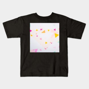 Minimal Colorful Abstract Pattern Kids T-Shirt